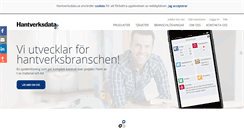 Desktop Screenshot of hantverksdata.se
